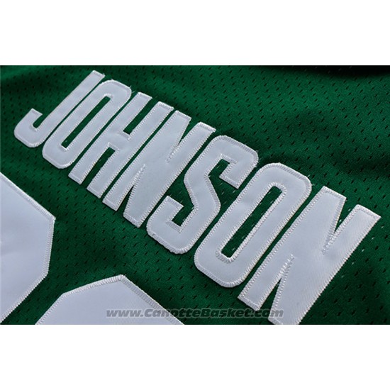 Maglia NCAA Michigan State Spartans Magic Johnson #33 Retro Verde
